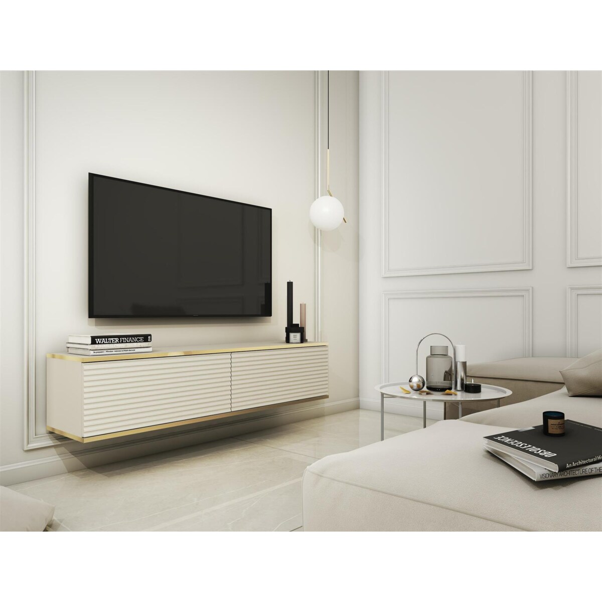 Szafka RTV wisząca Hollar frez 135cm