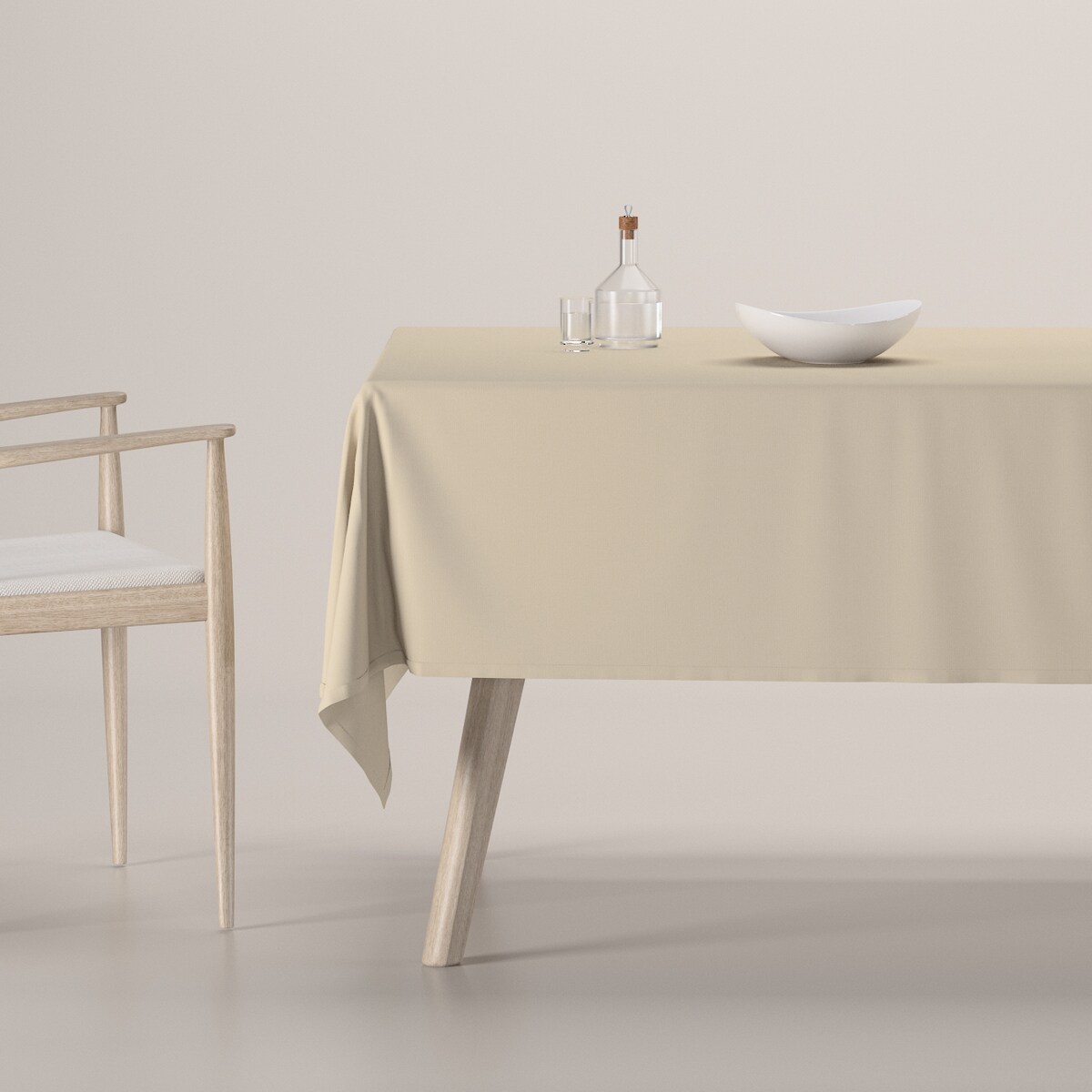 Obrus prostokątny 130 x 160 cm caffe latte (beżowy)