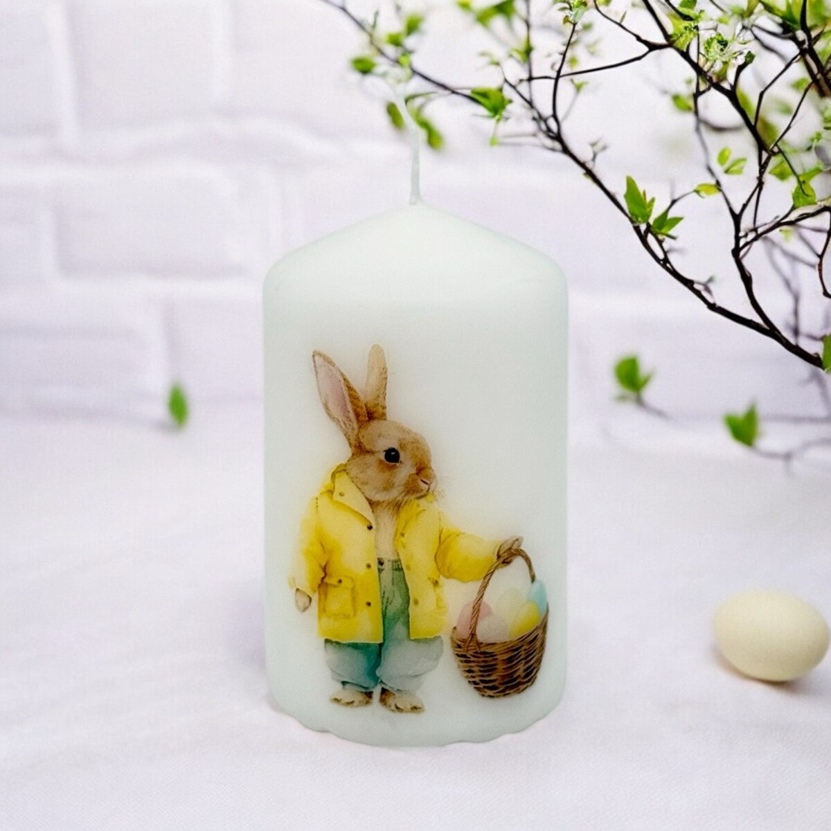 Świeca wielkanocna Zajączek wielkanocny Króliczek świeczka na Wielkanoc