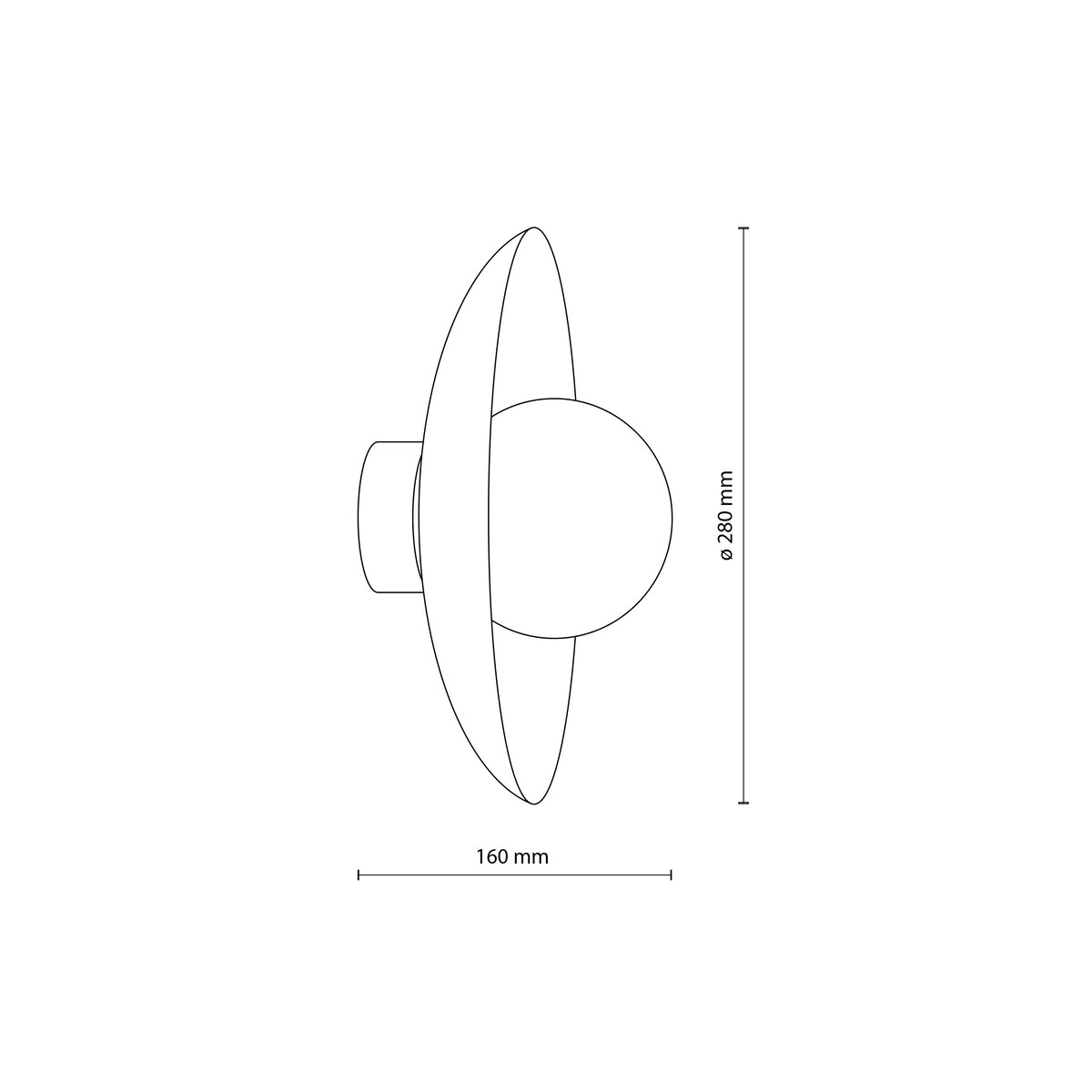Lampa Sufitowo-Ścienna SLATE SABIA GLASS Beżowo-Biała G9 28 cm TK Lighting