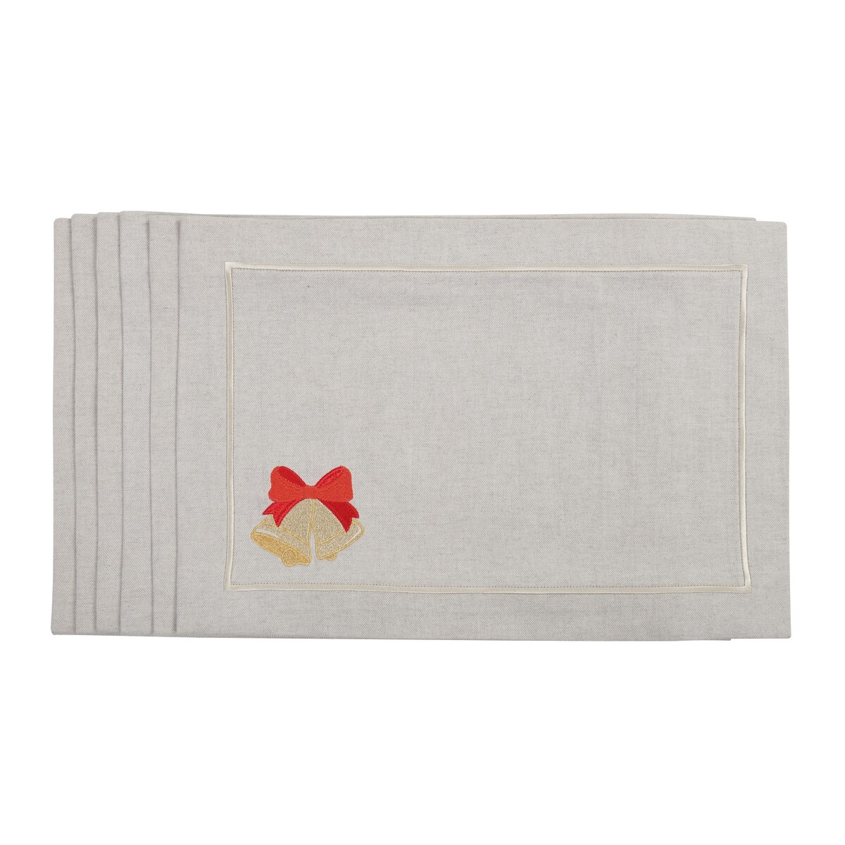 Podkładki Jingle Bells Mirha - 6 sztuk