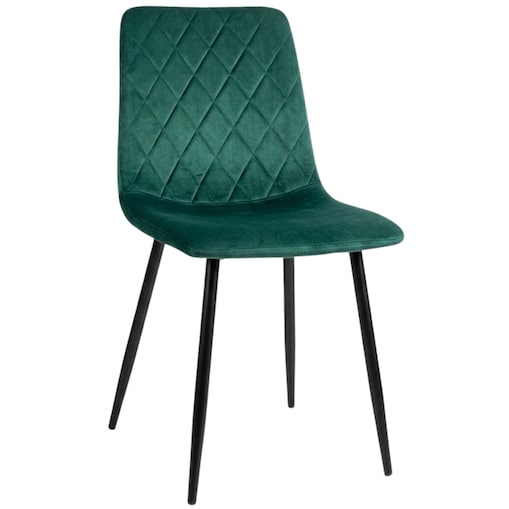 Krzesło tapicerowane pikowane wygodne nowoczesne do kuchni jadalni