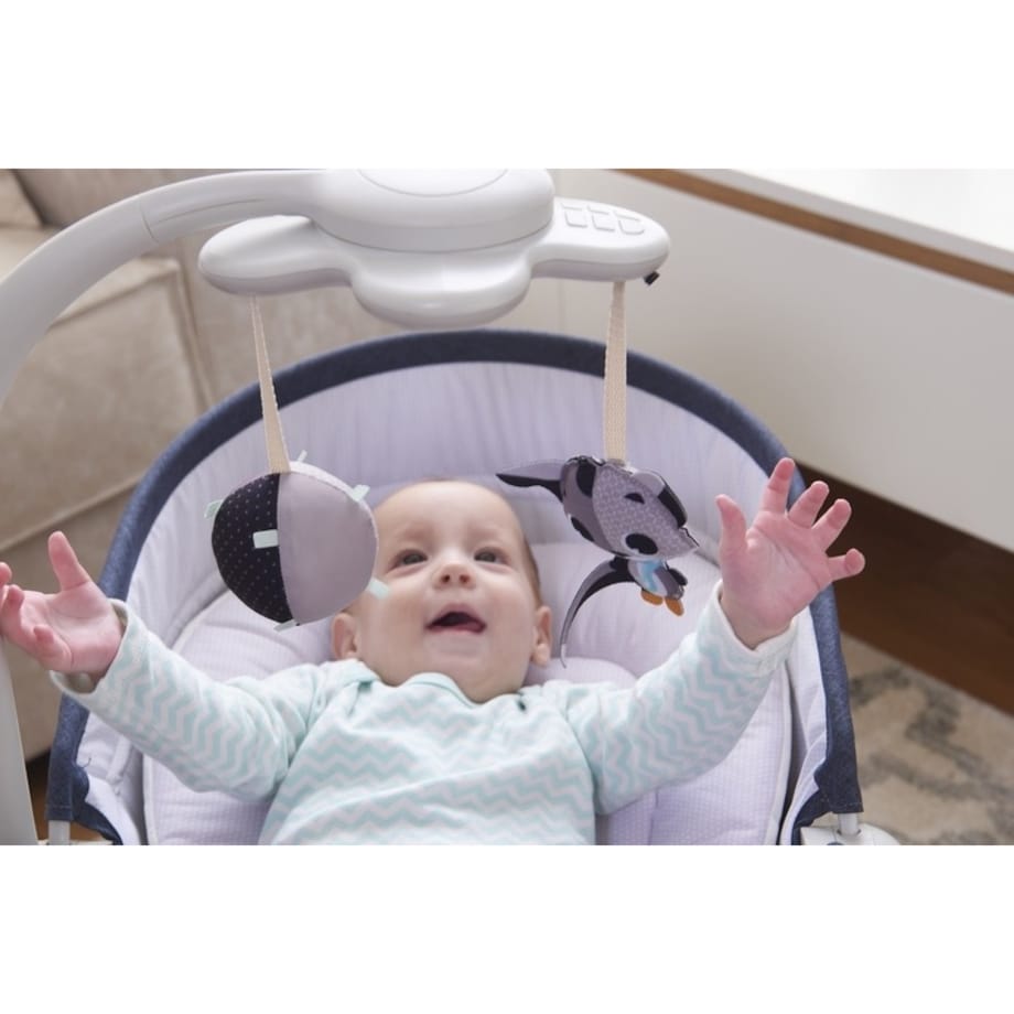 Wielofunkcyjny bujaczek Tiny - Denim