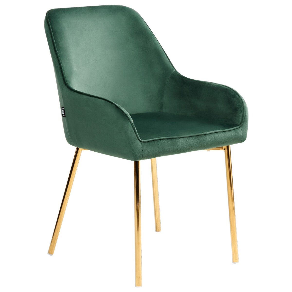 Zestaw 2 krzeseł do jadalni LOVERNA II Welur