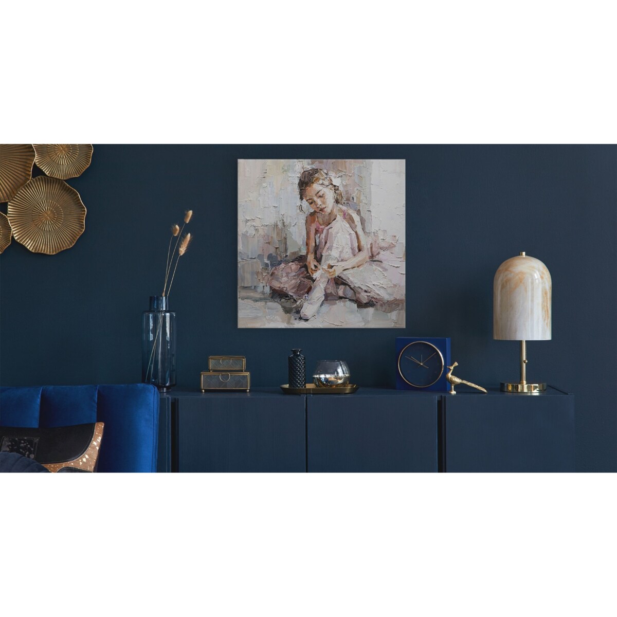 Obraz Ścienny Mała BALERINA Balet 90x90cm