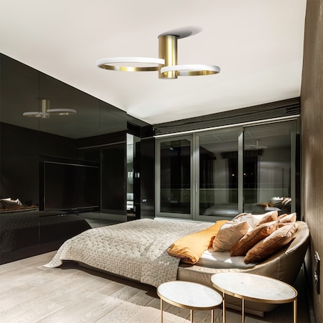 Lampa Sufitowa Wisząca App1402-Cw Złoty, Metal