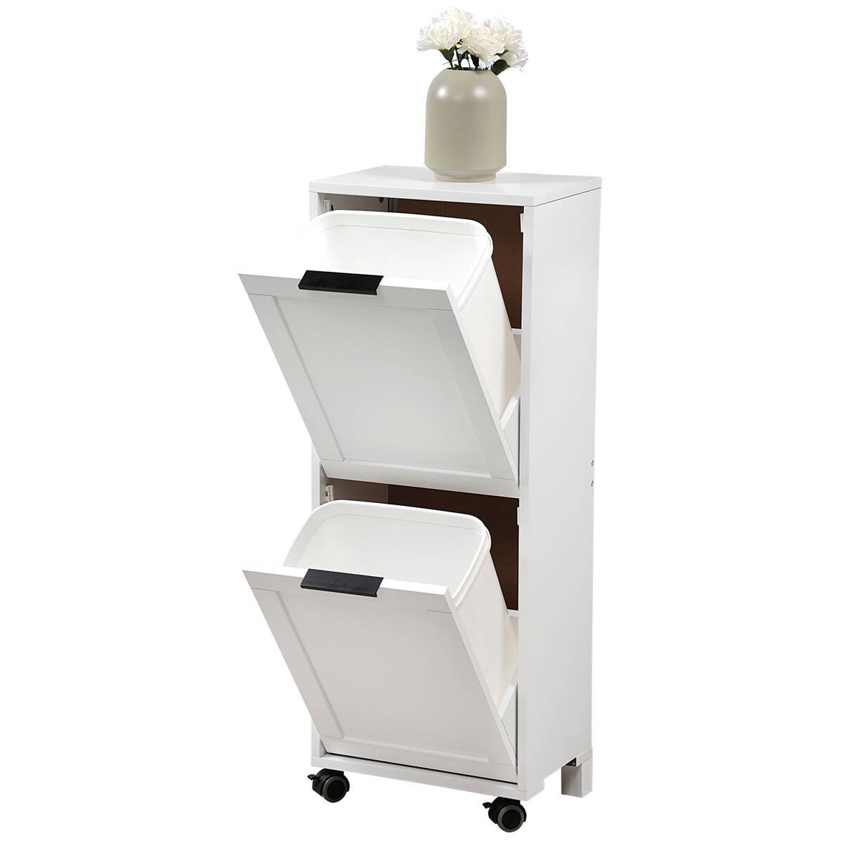 Wózek kuchenny z 2 koszami na śmieci, KESPER