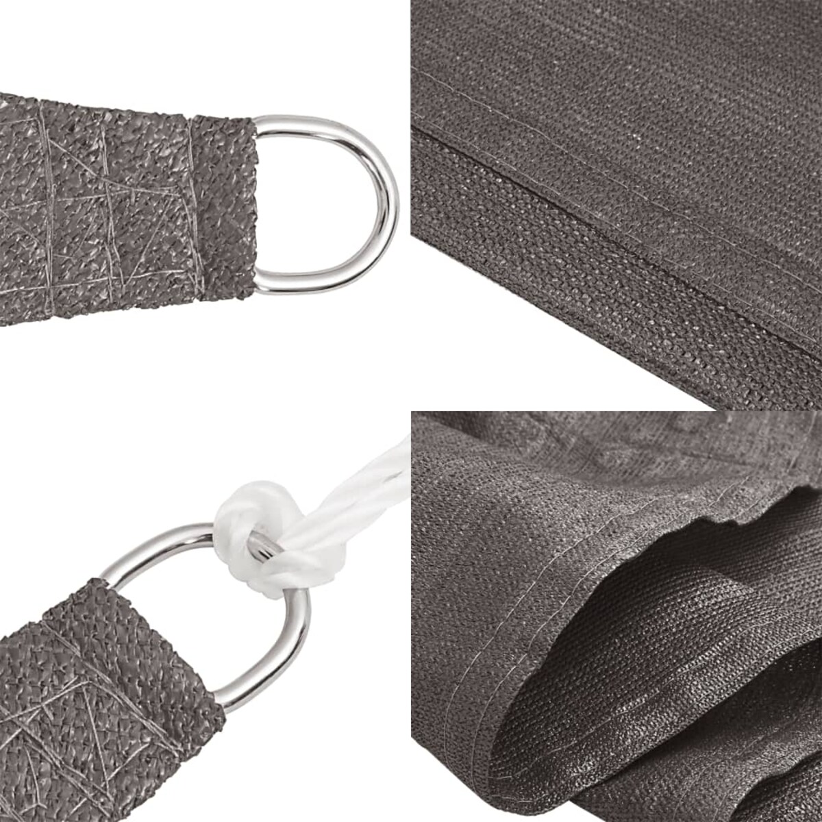 vidaXL Żagiel przeciwsloneczny, 160 g/m², antracytowy, 2,5x3,5 m, HDPE