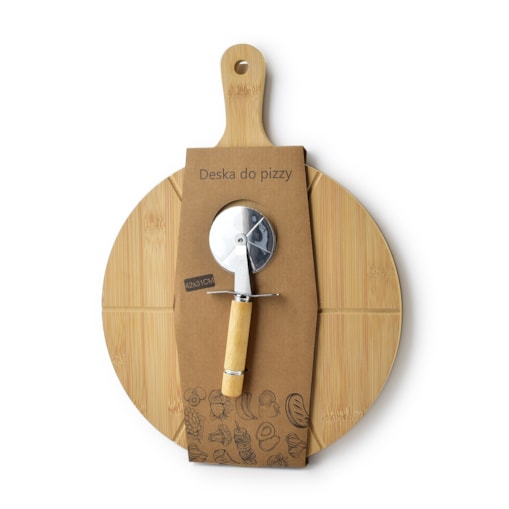MODERN KITCHEN Deska do pizzy z krajaczem 42x31x1,cm