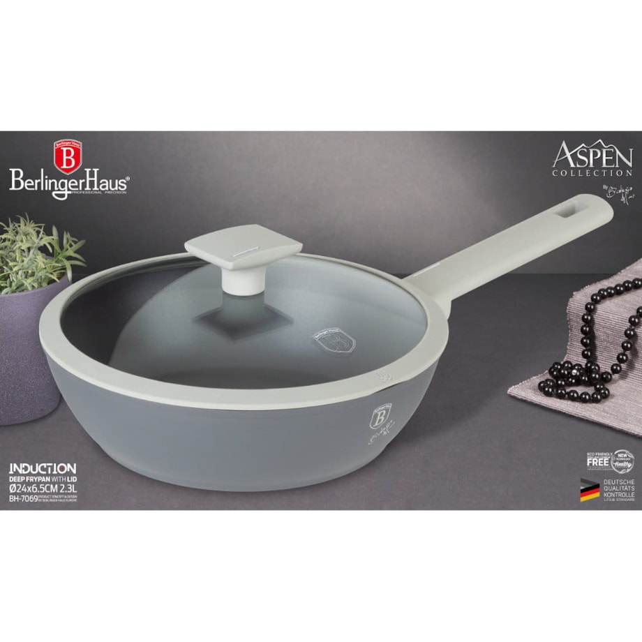 Patelnia 24cm z powłoką tytanową Aspen Berlinger Haus BH-7069