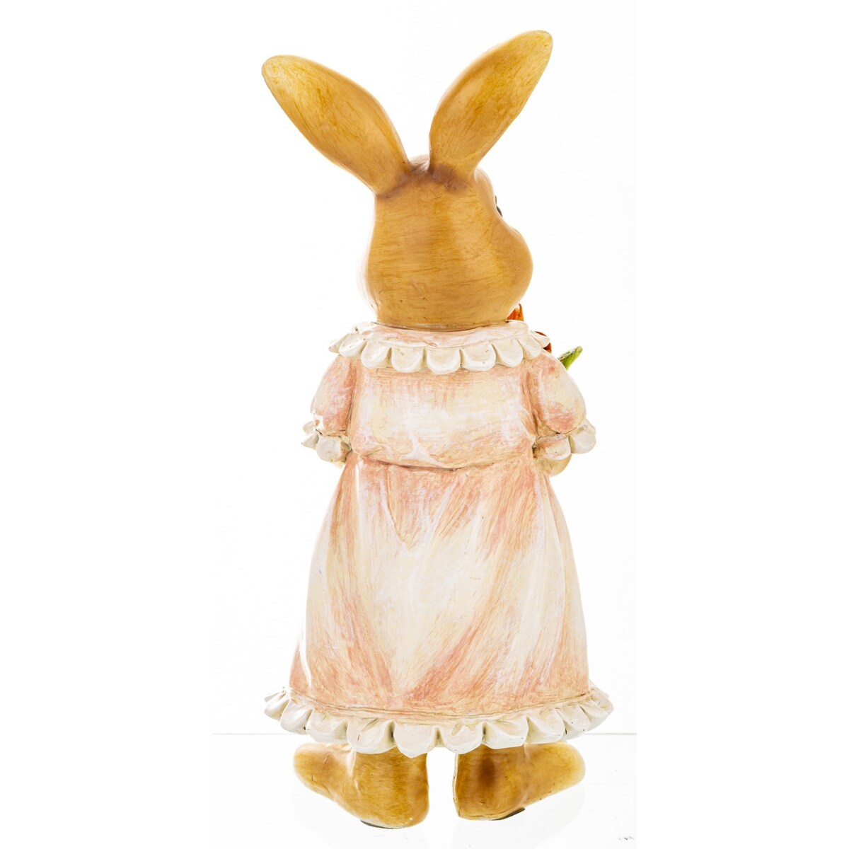 Dekoracja - króliczka z bukietem 19,5x9x9 cm GABI
