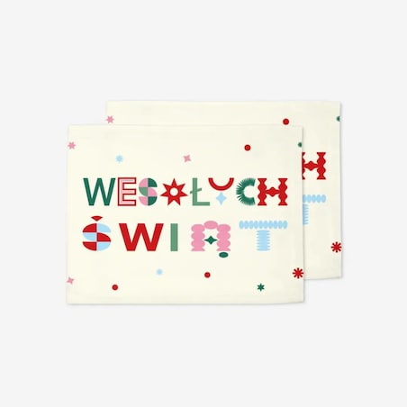 Podkładki świąteczne - Wesołych świąt - napis