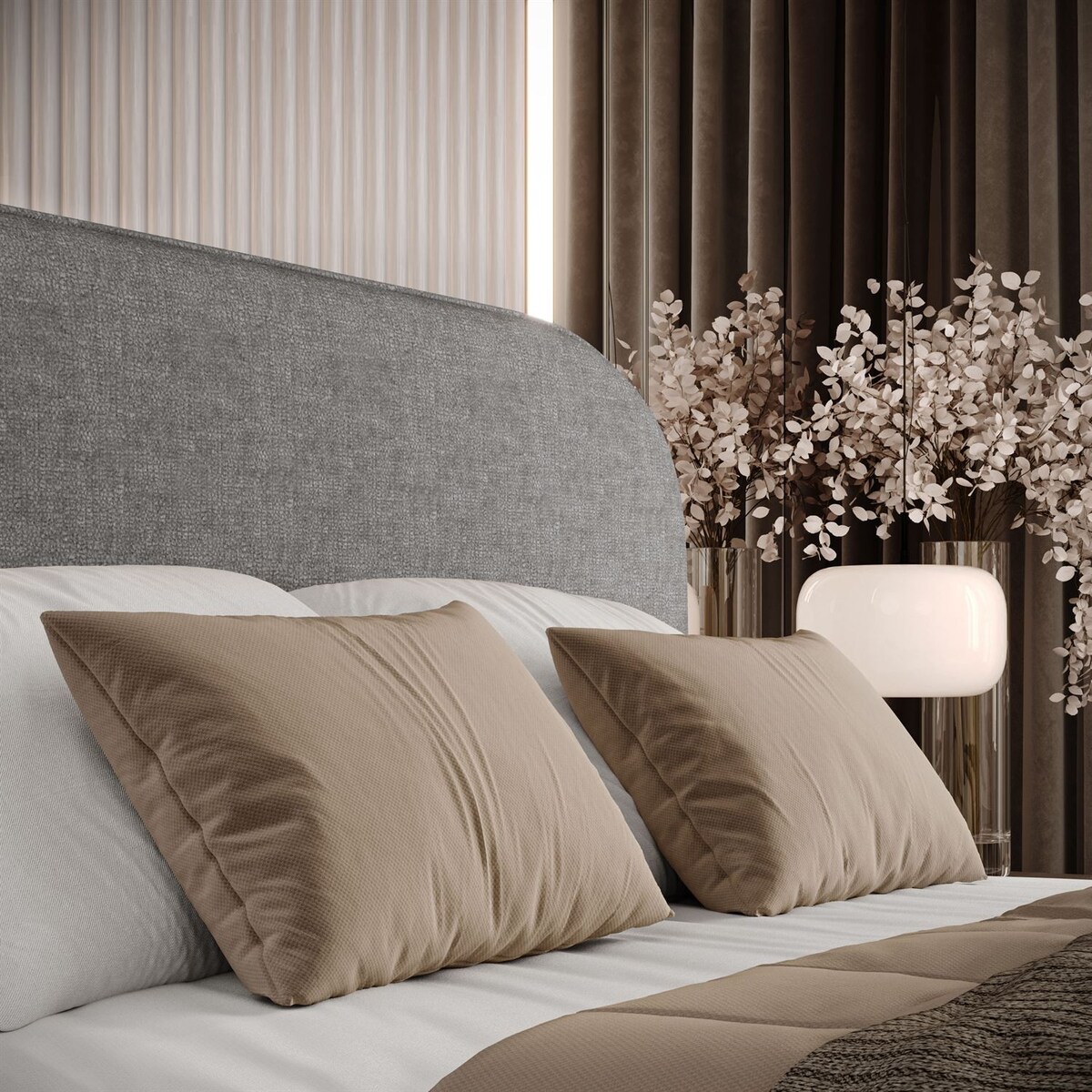 Łóżko tapicerowane OLIMPIA, pojemnik na pościel, s34, 160x200, Perfect Harmony 82