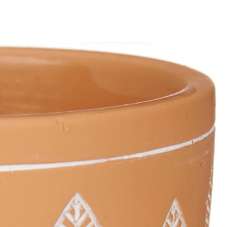 Osłonka na doniczkę z terakoty LEAVES