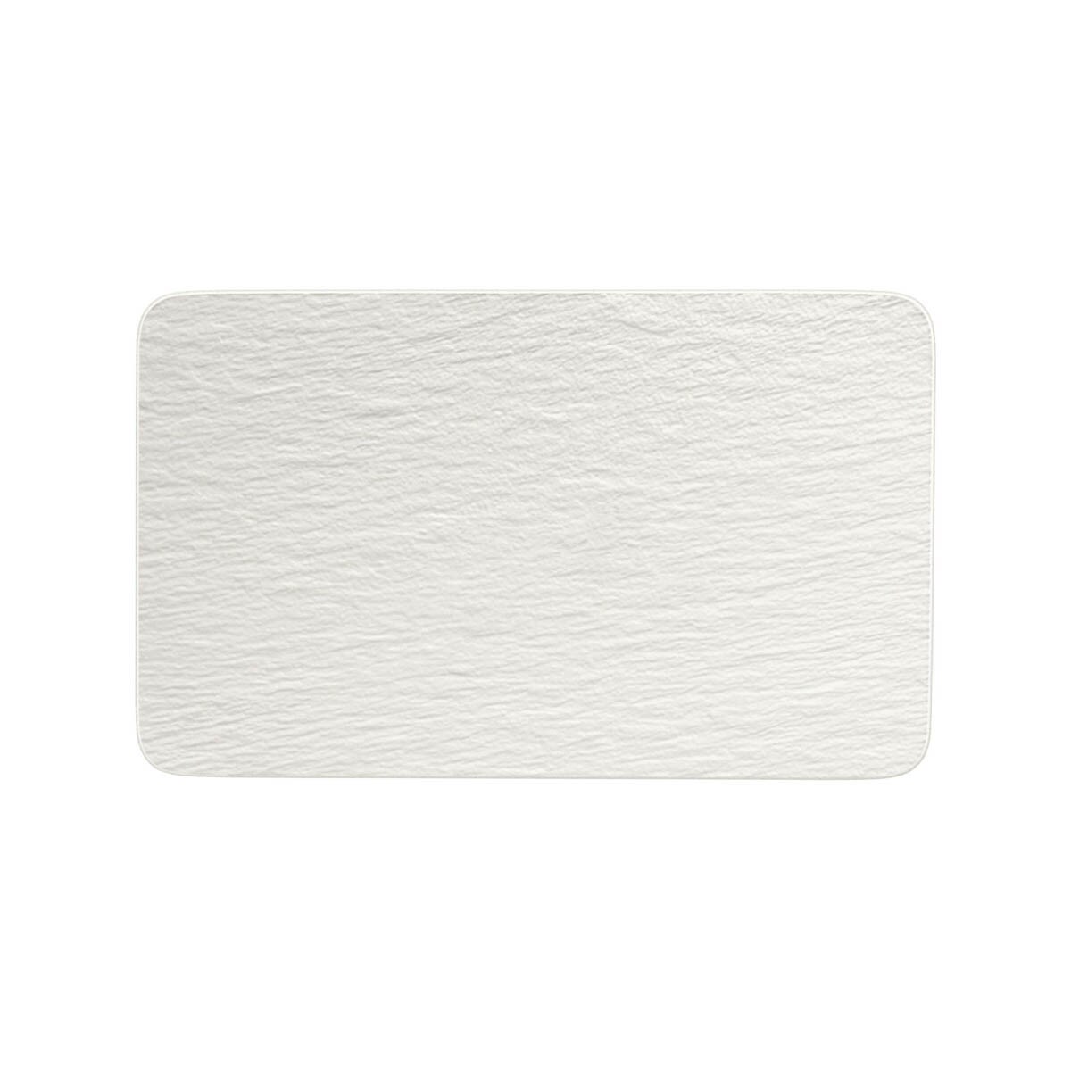 Talerz wielofunkcyjny podłużny Manufacture Rock blanc, 28 x 17 cm, Villeroy & Boch