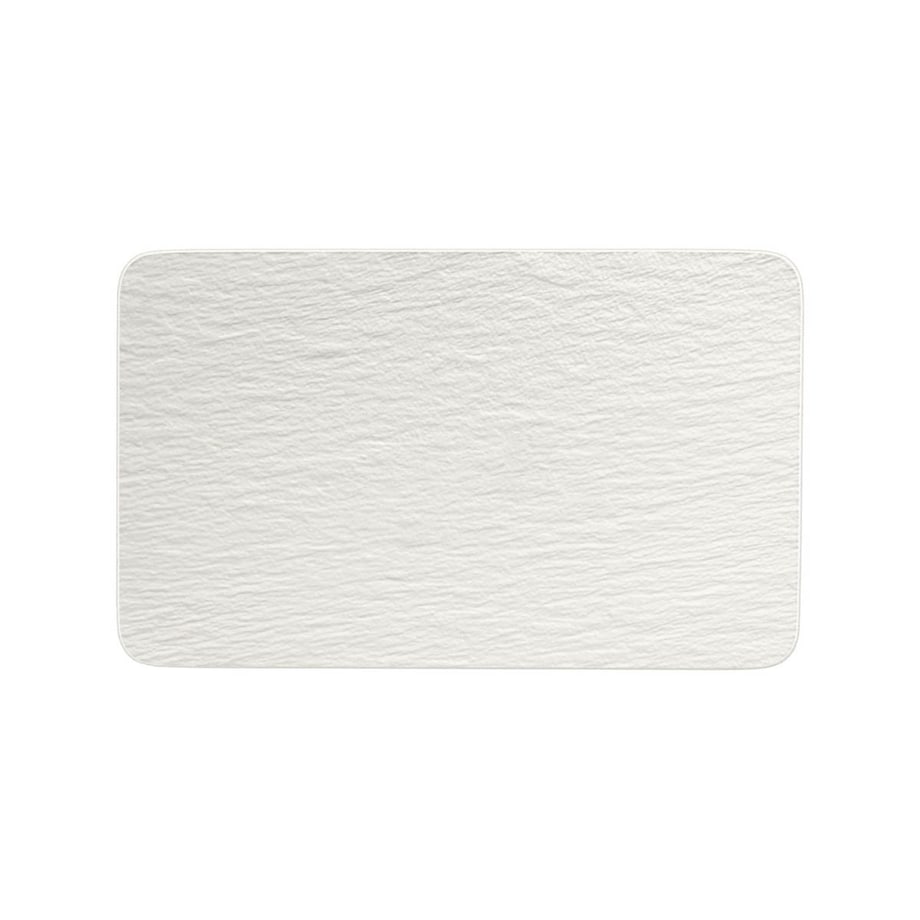Talerz wielofunkcyjny podłużny Manufacture Rock blanc, 28 x 17 cm, Villeroy & Boch