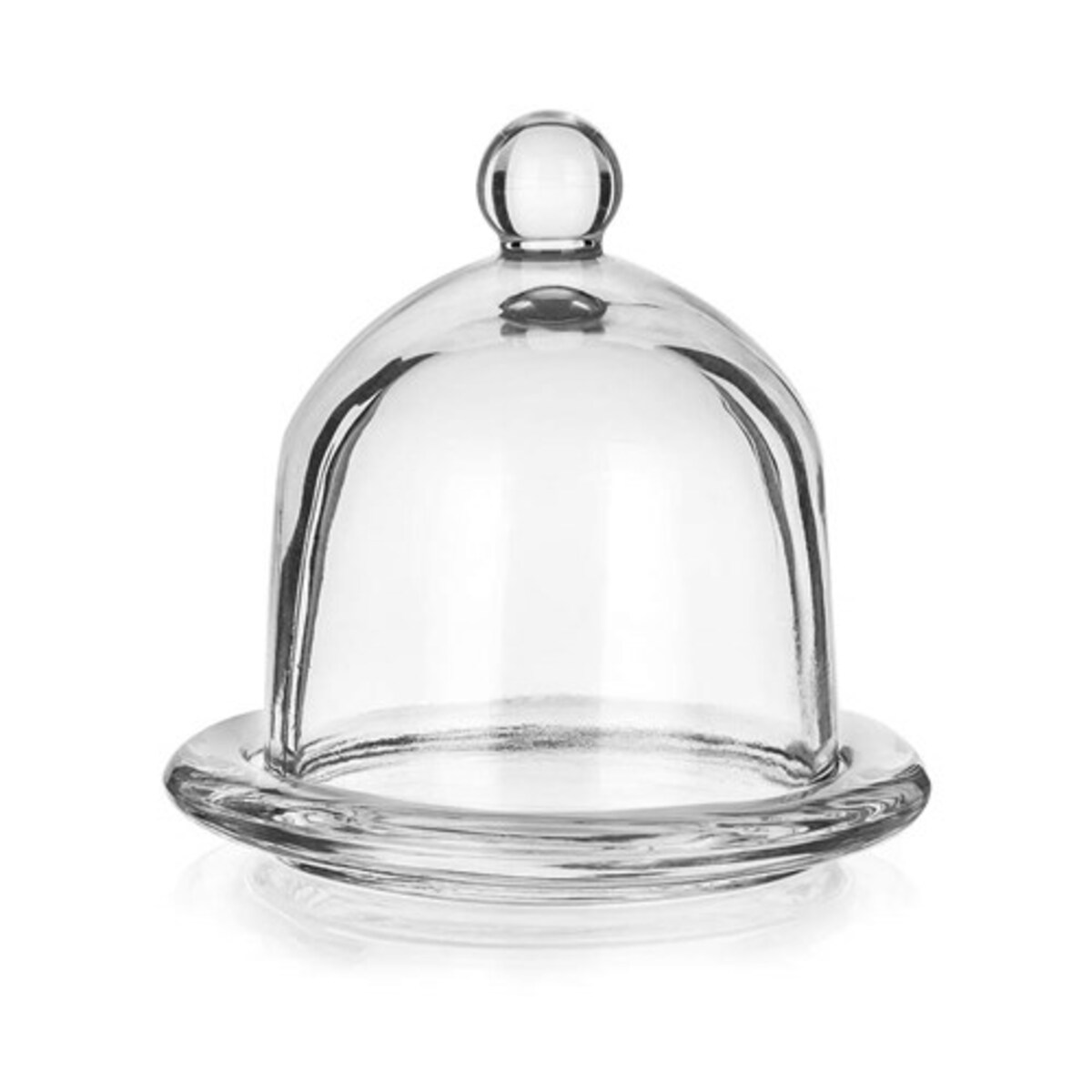 POJEMNIK NA CYTRYNĘ żywność owoce warzywa 12 cm DUŻY szklany z kloszem box