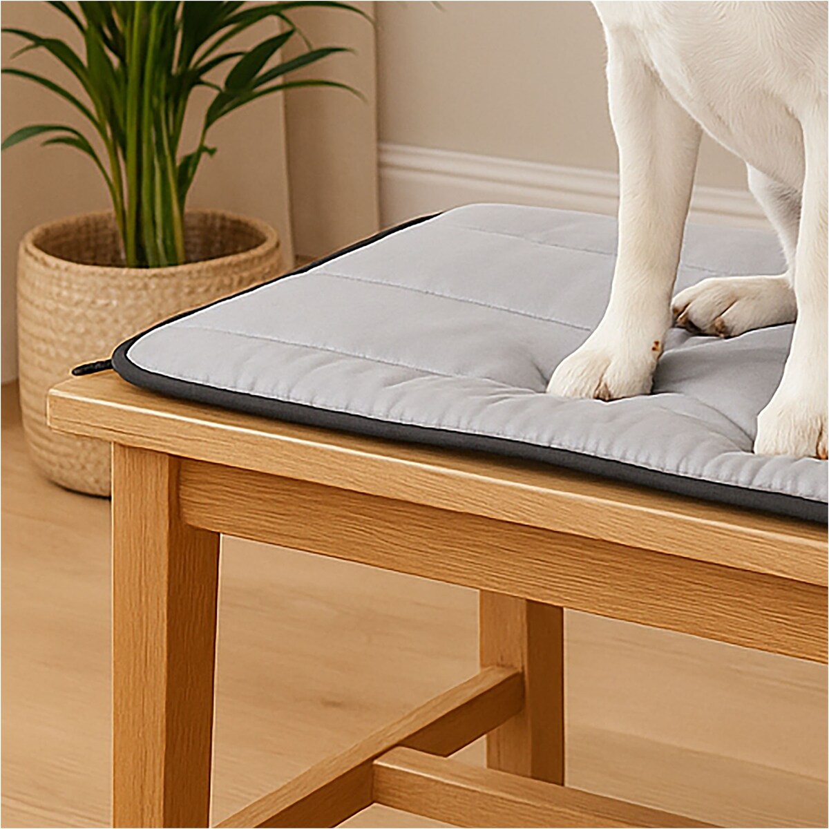 Poduszka Pikowana Z Pianki Wodoodporna Na Ławkę Krzesło Leżak 180X50 Cm