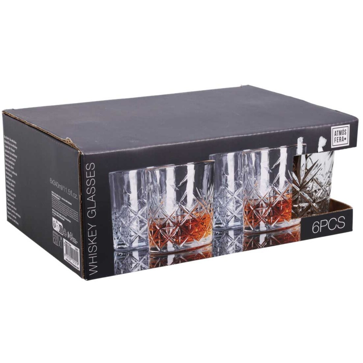 Szklanki 340 ml, zestaw 6 szt.