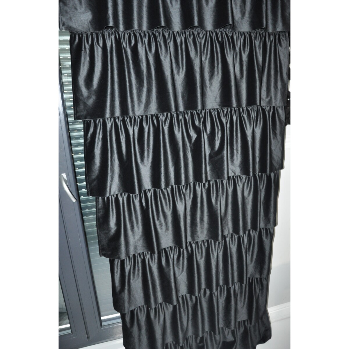 zasłona "romantica" 90x250 cm czarny