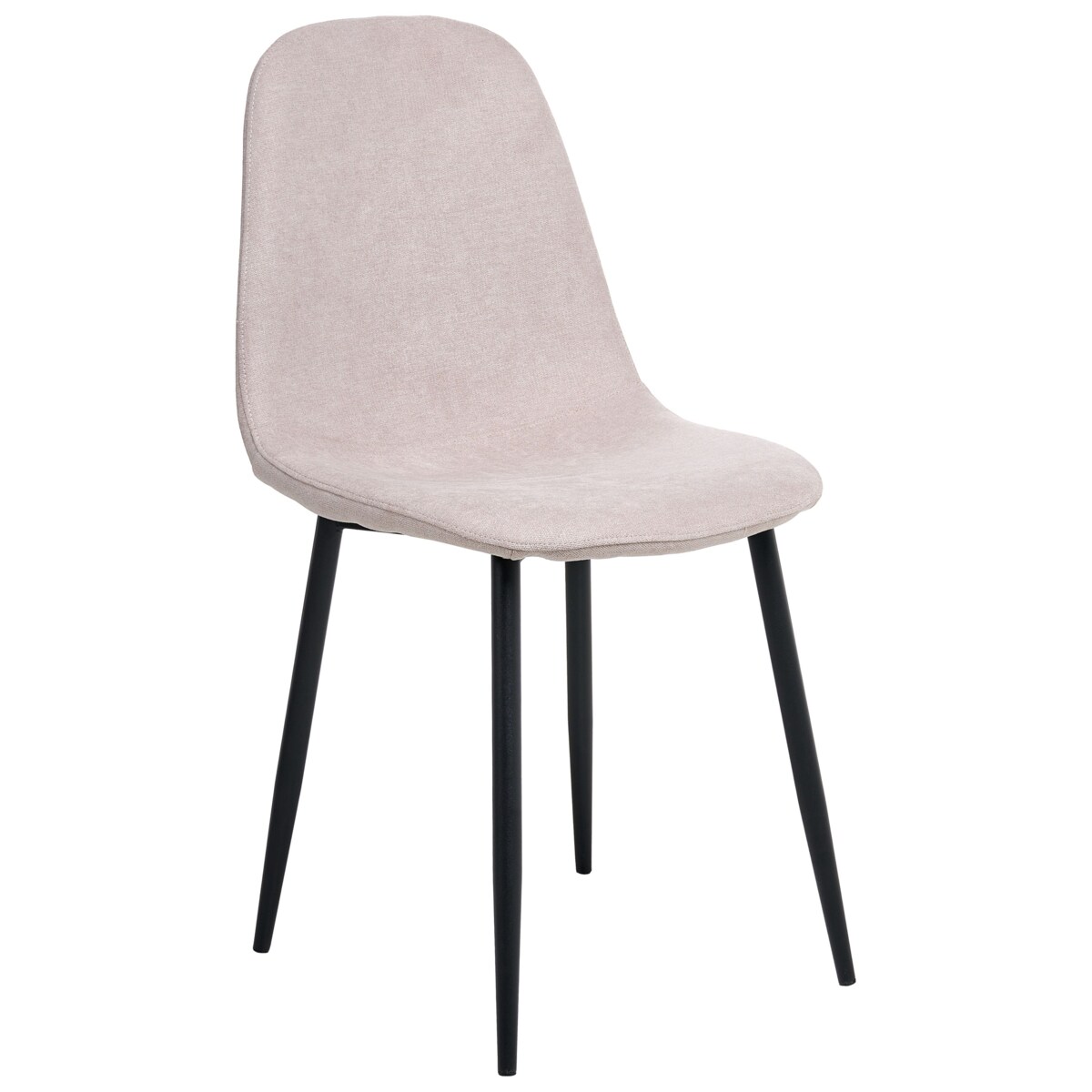 Zestaw 4 krzeseł do jadalni CRANDALL Beżowy