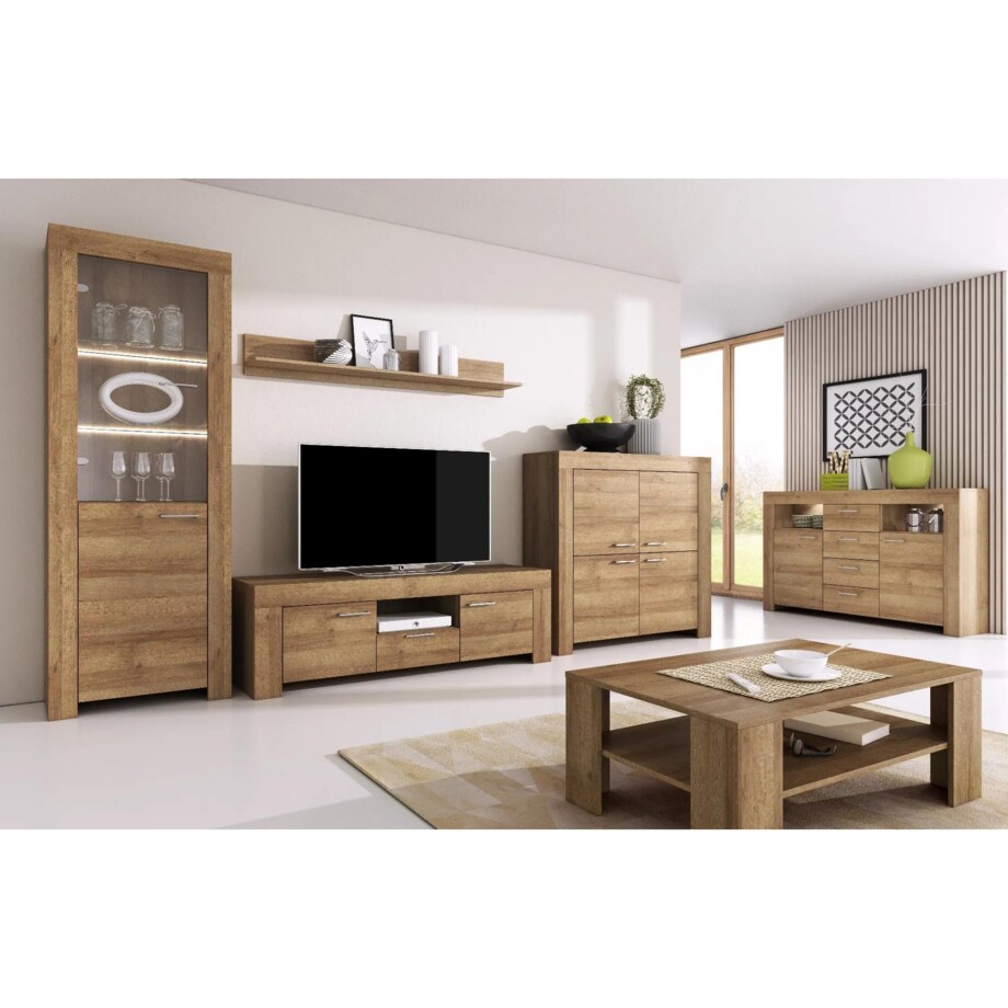 Stół rozkładany BROKON 140(180)x80 dąb riviera