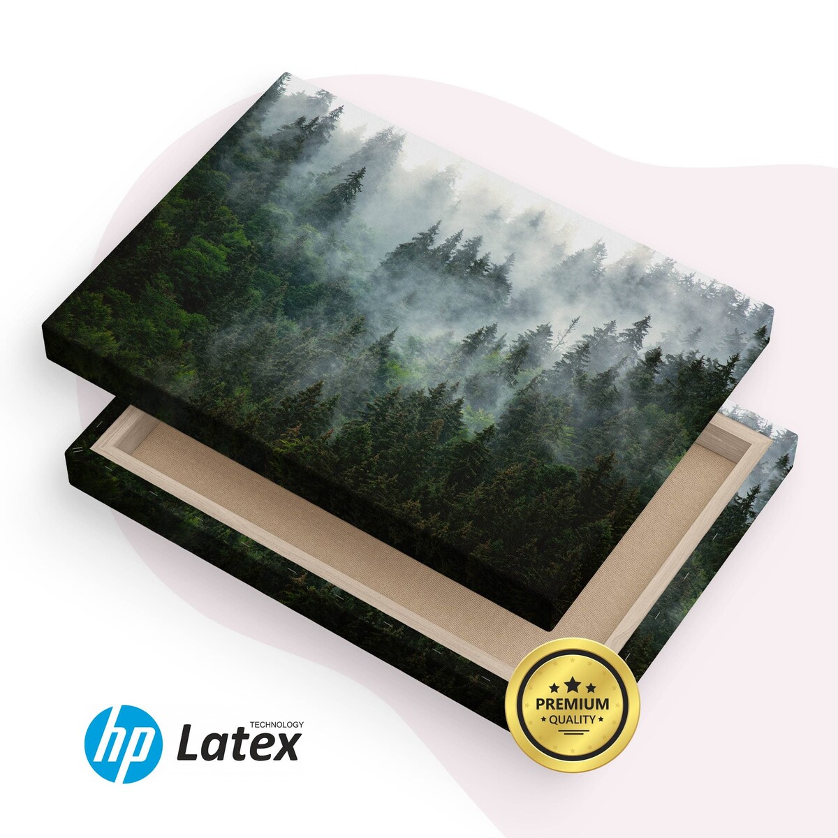 Obraz mglisty krajobraz górski 30x20cm