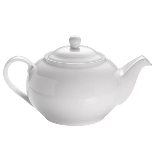 Dzbanek do herbaty Round, biały, 1000 ml, wys. 13,5 cm