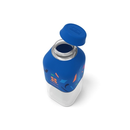 Butelka na wodę S Catmini Blue Terrazzo Positive, 330 ml, Monbento