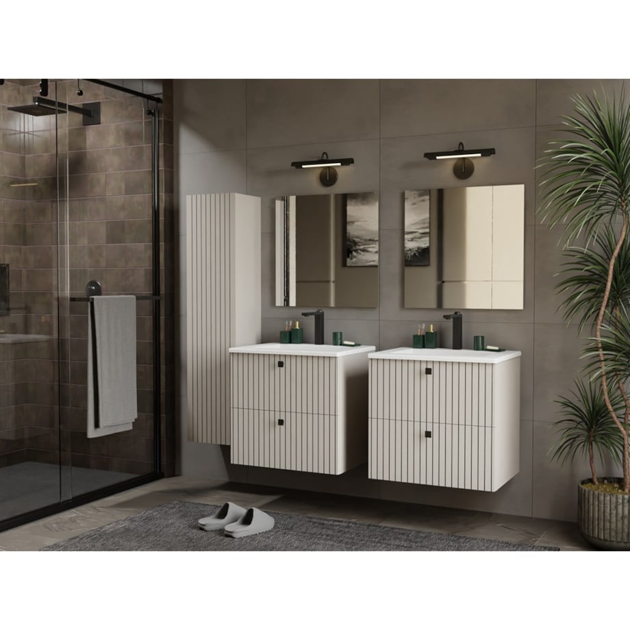 Szafka łazienkowa TIGO 60/2S KASZMIR