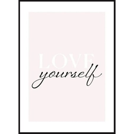 Poster Story, Plakat, Obraz - Love Yourself, wymiary 60 x 84 cm