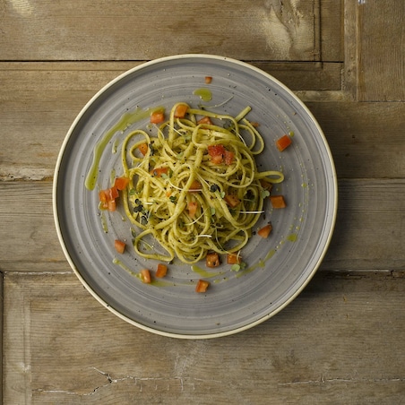 Taca porcelanowa Stonecast Peppercorn Grey, 300x90mm