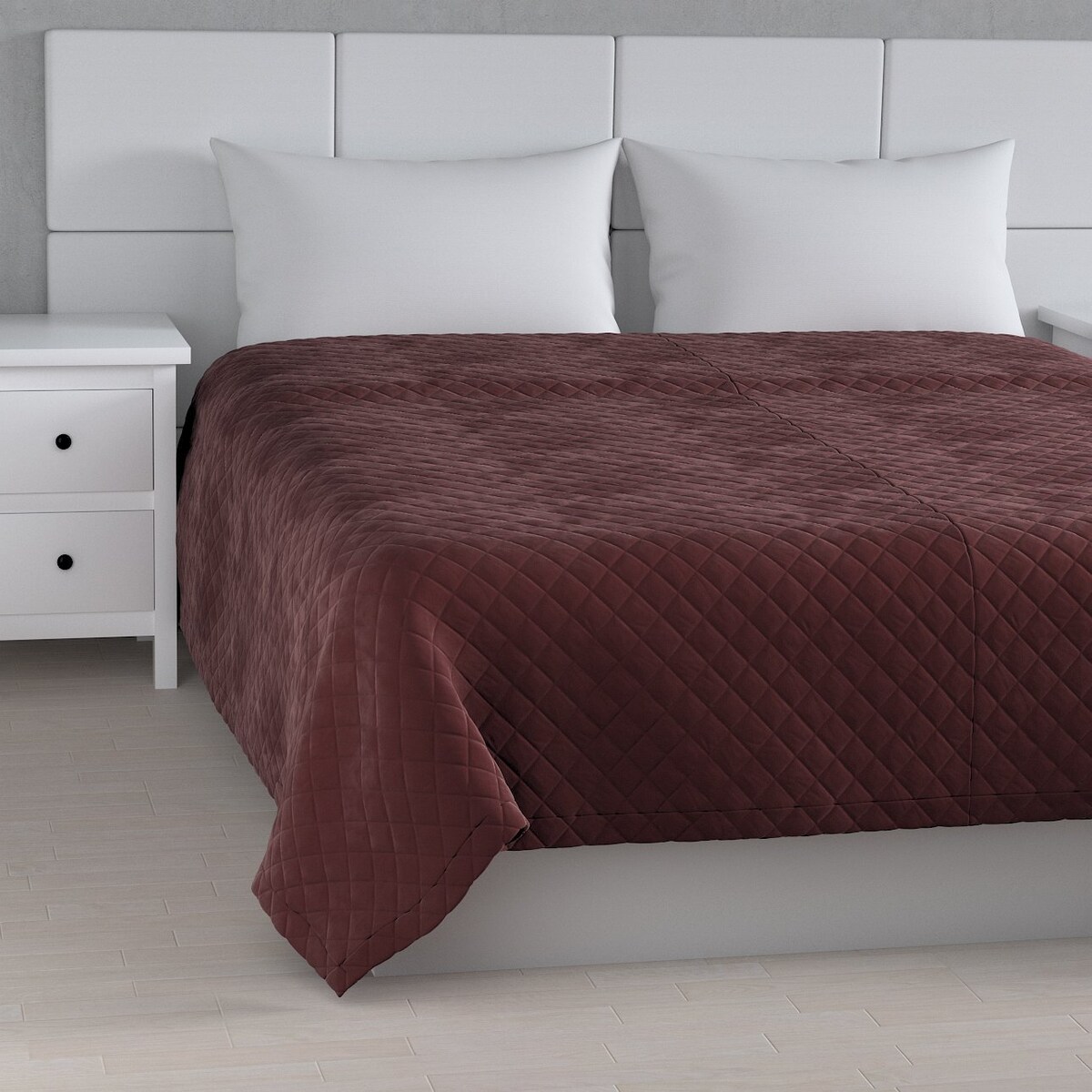 Narzuta Posh Velvet 130x210 bordowy