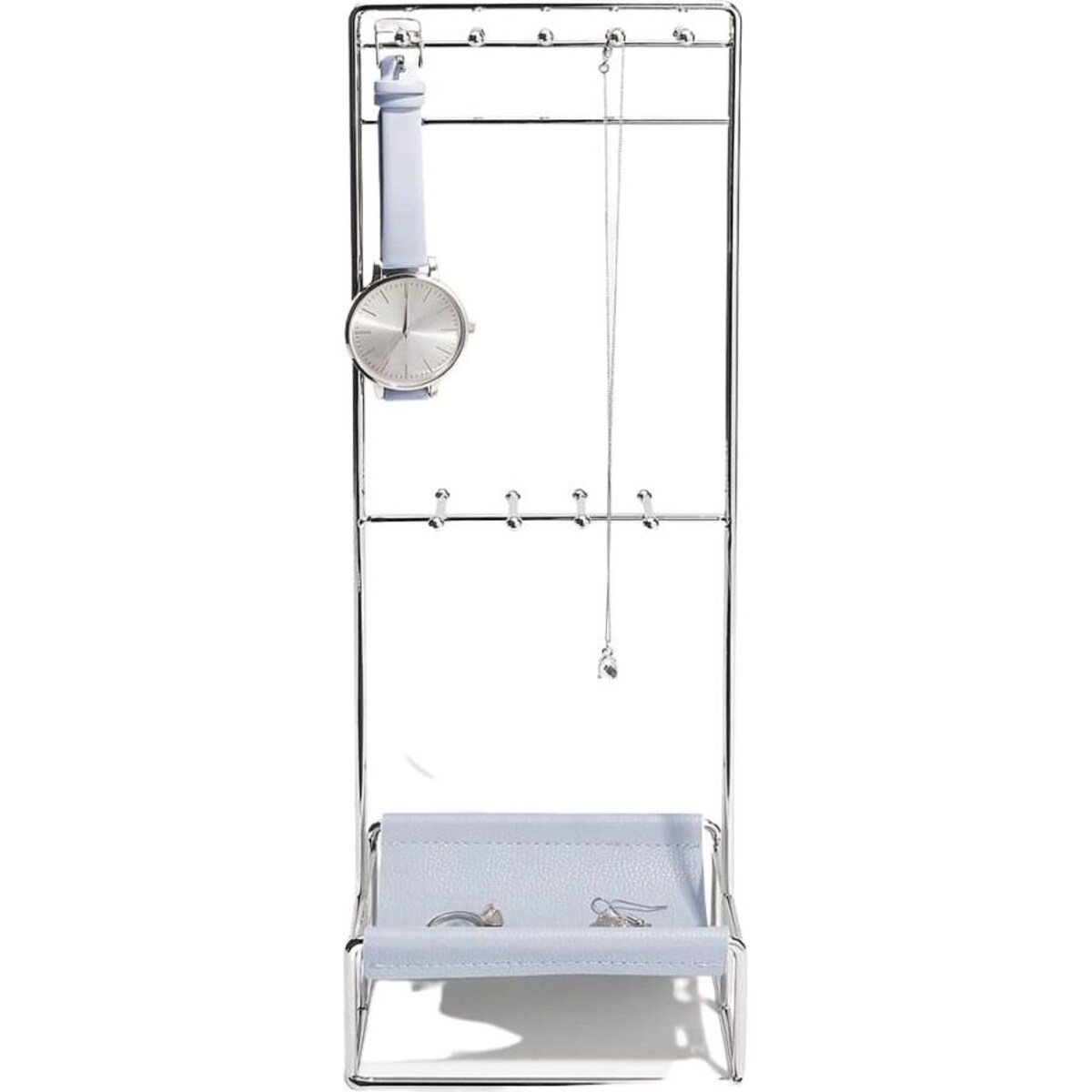 Stojak na biżuterię Stackers Scoop lawendowo-srebrny