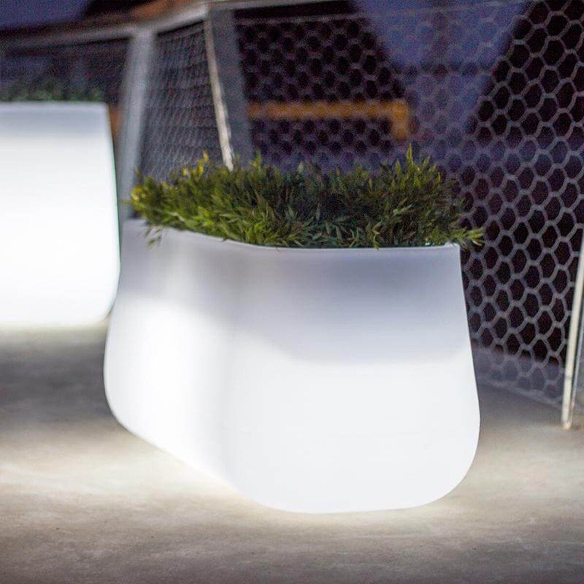 Solarna donica tarasowa Camelia LUMCALARSSNW King Home IP65 zmienna barwa biała