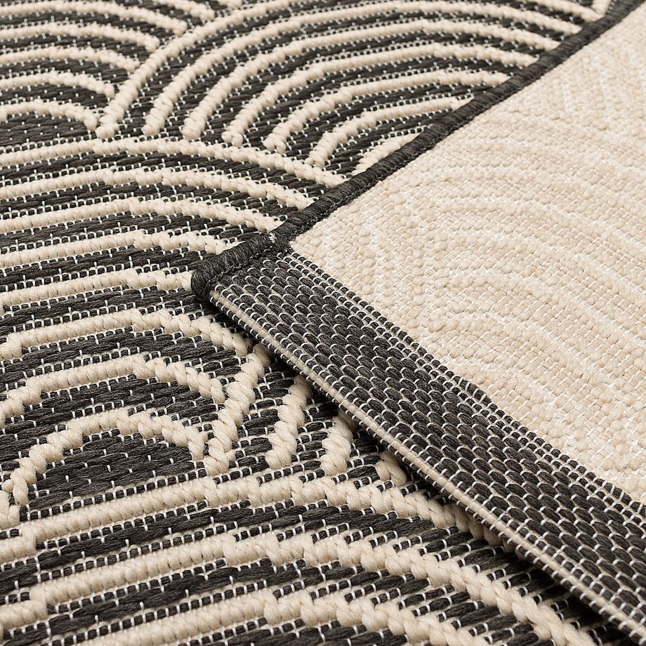 Dywan Jersey Home beige/black 120x170cm, 120x170cm