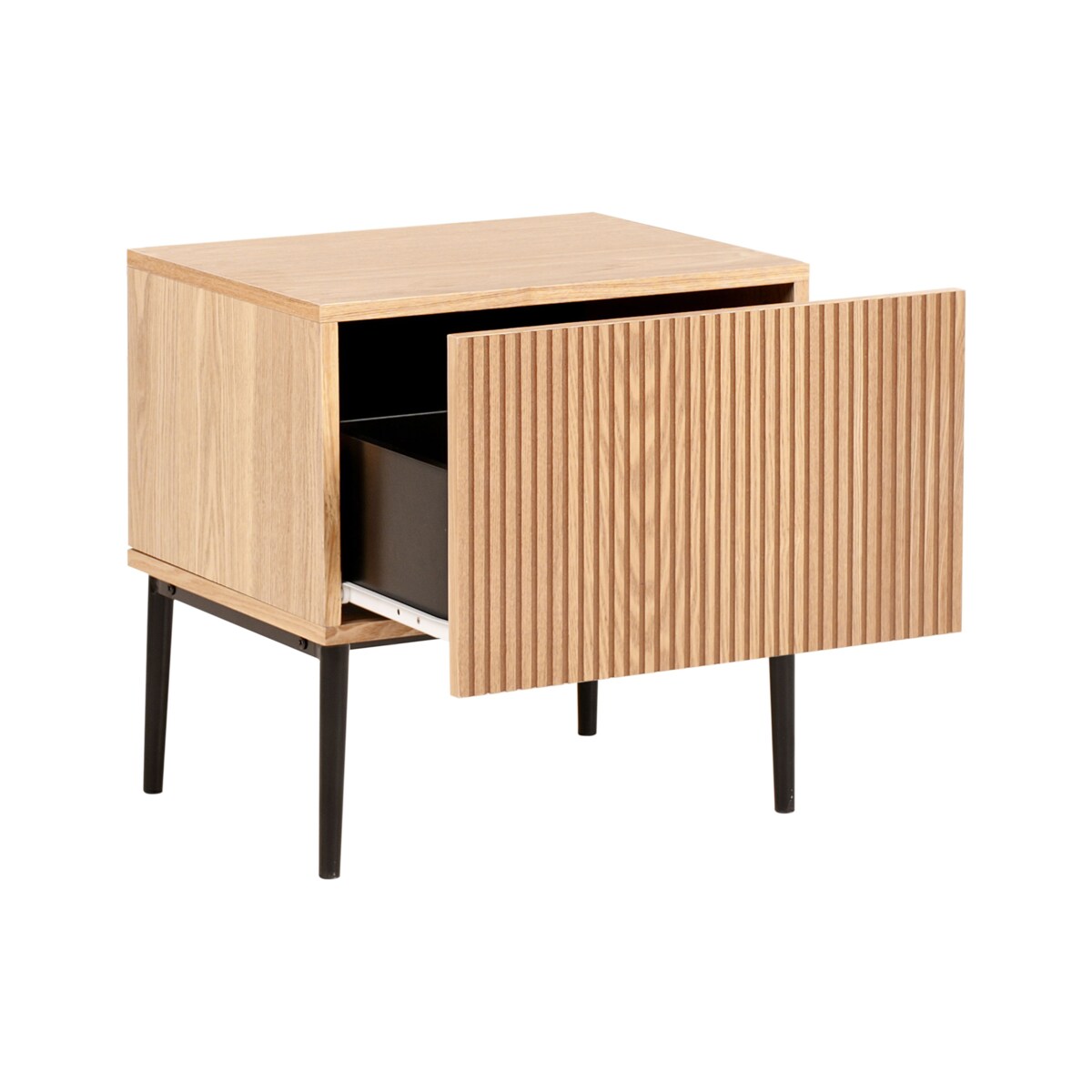 Szafka nocna BLYTHE Drewno Brązowy