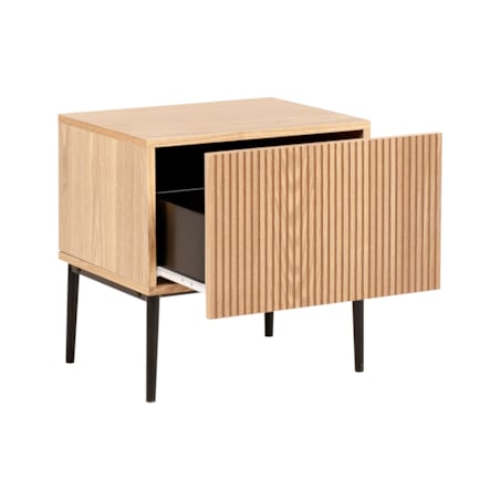 Szafka nocna BLYTHE Drewno Brązowy