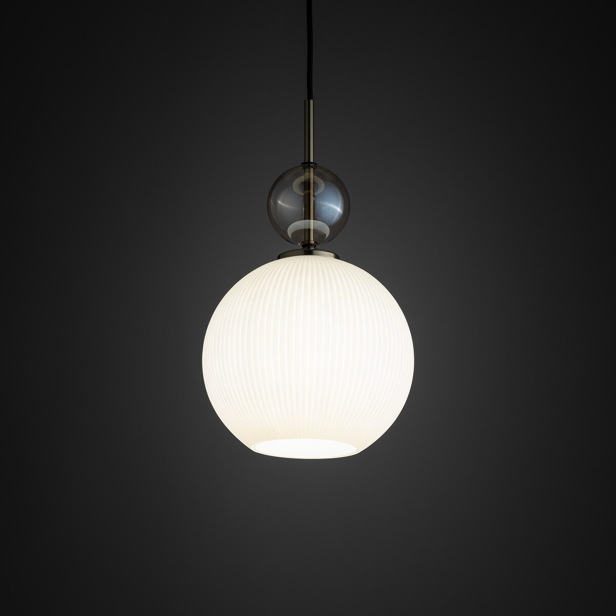 Lampa Wisząca Tk Lighting Sophia Big E27 Biały Klosz Koniakowa Kulka