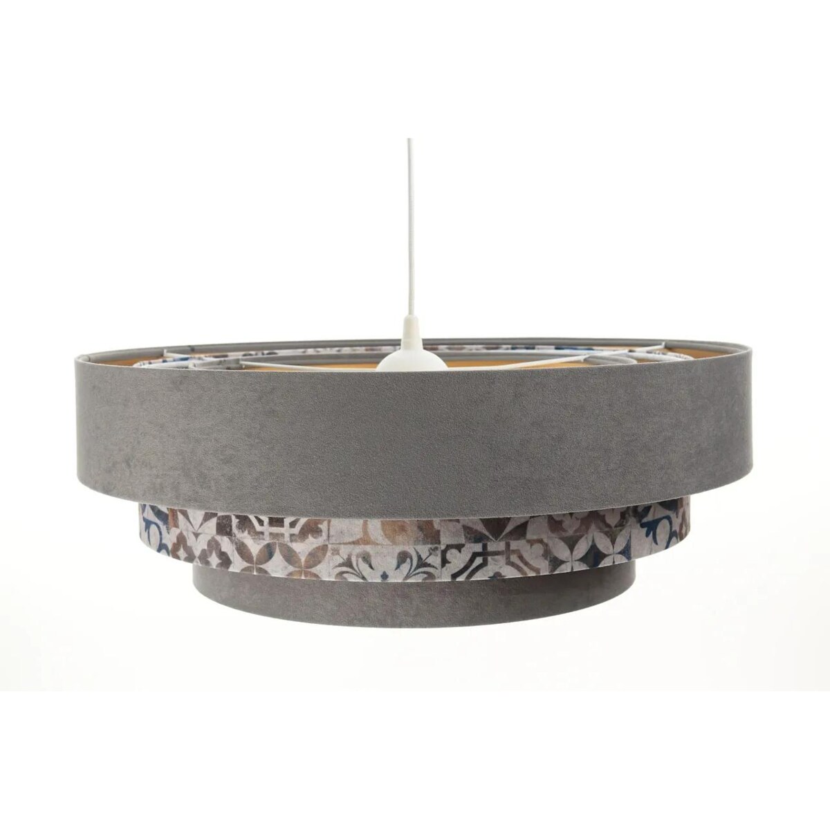 Lampa wisząca TRIO MIX szara/wielokolorowa