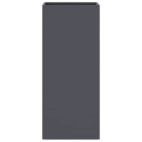 vidaXL Donica, antracytowa, 32x29x75 cm, stal