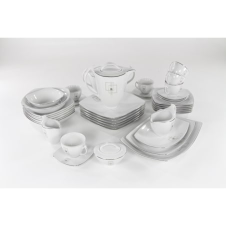 Serwis obiadowy dla 12 osób 44 el. Akcent Arna E635