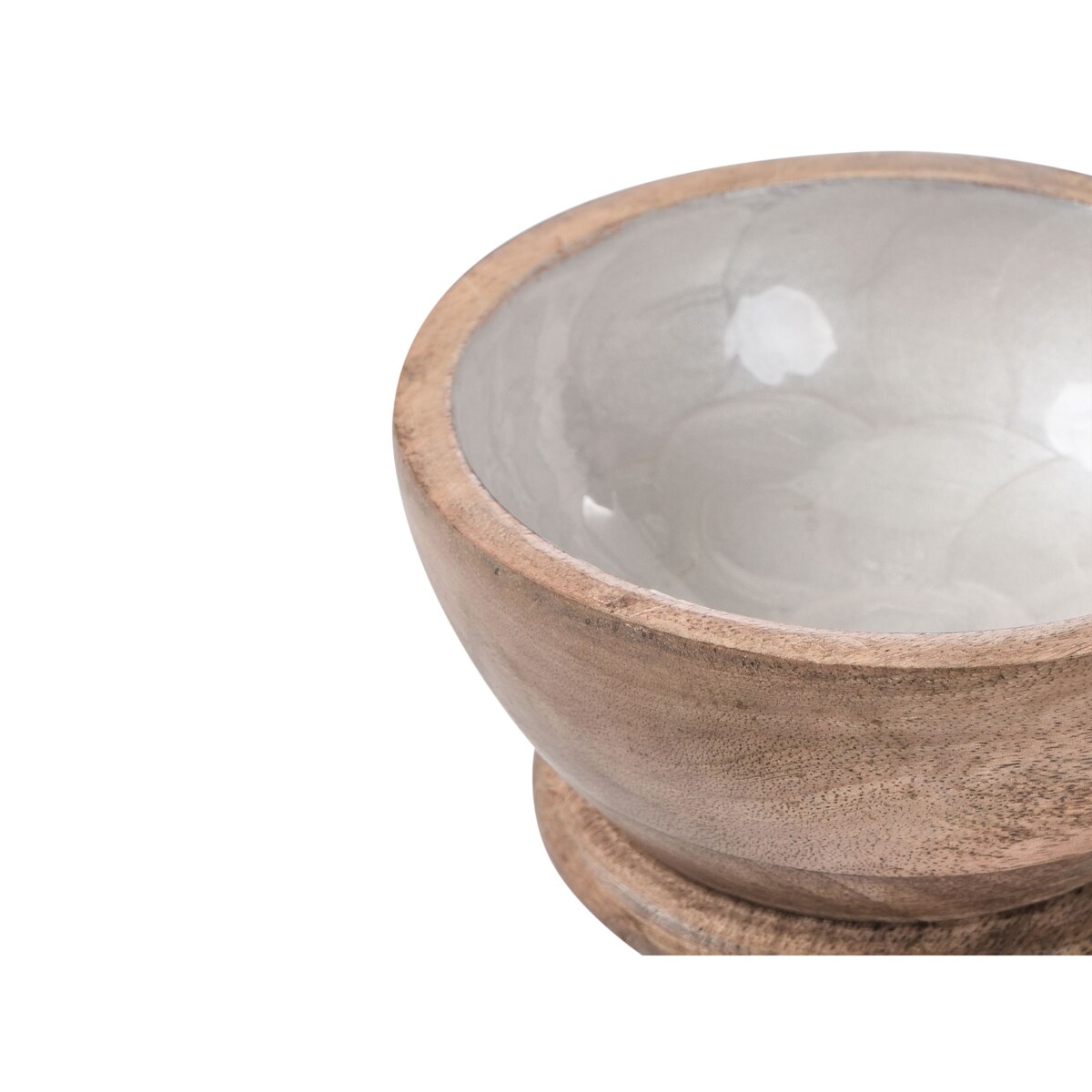 Moździerz z tłuczkiem BANHA Drewno mango Brązowy/ biały