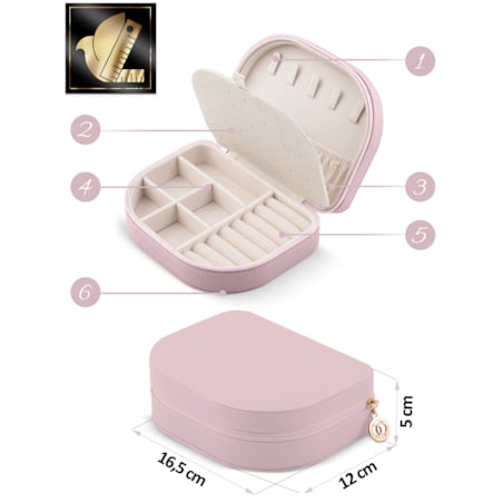 Szkatułka na biżuterię skrzynka pudełko kuferek Massido