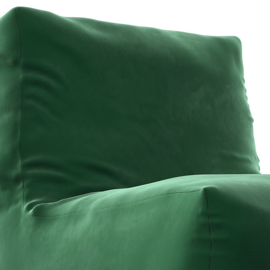 Pufa- fotel, butelkowa zieleń, 67 x 31 x 75 cm, Velvet