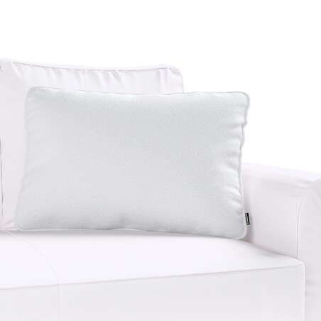 Poszewka Gabi na poduszkę prostokątna 60x40 biała bukla