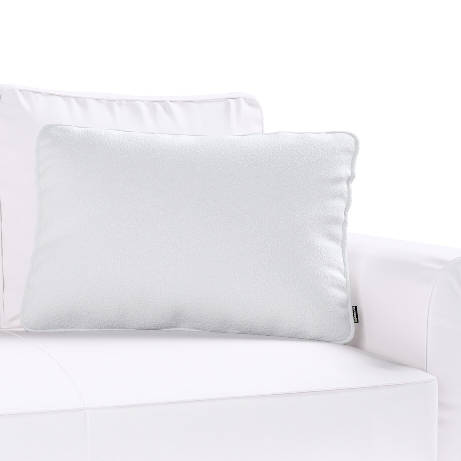 Poszewka Gabi na poduszkę prostokątna 60x40 biała bukla