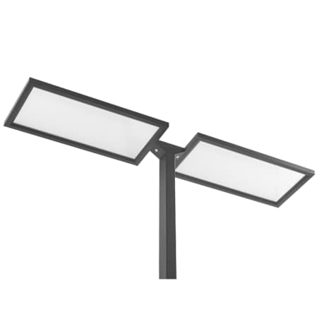 Lampa podłogowa LED metalowa czarna SCULPTOR