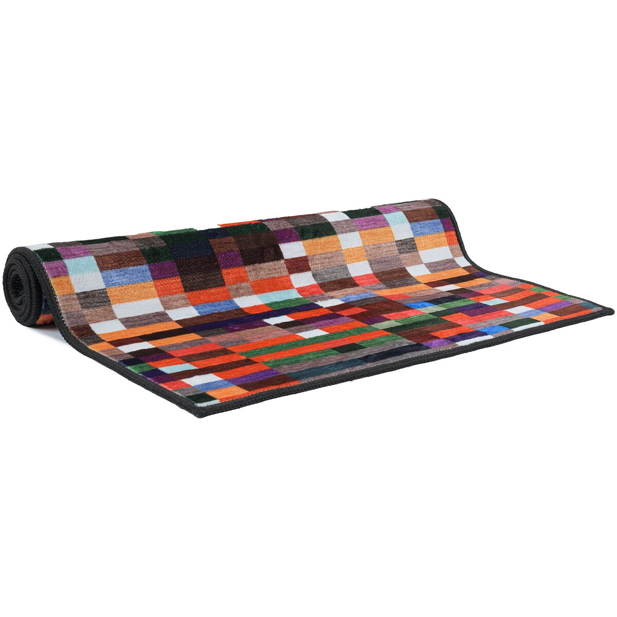 Dywan, chodnik nowoczesny geometryczny Piksel 50x80 cm e-floor wielokolorowy