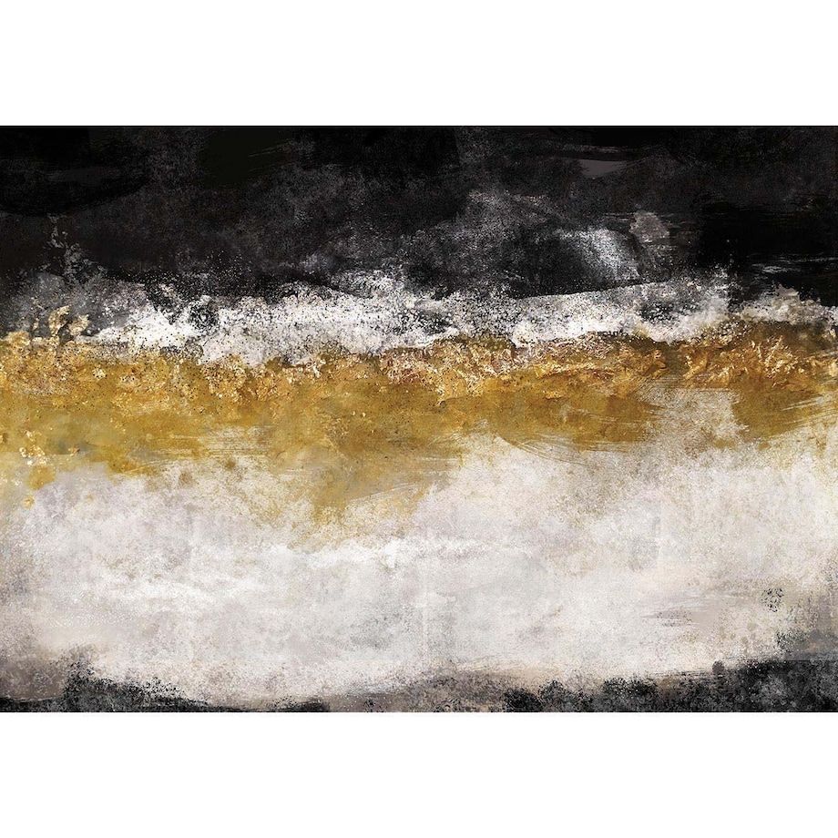Obraz na płótnie Black&Gold Impression, 70 x 50 cm